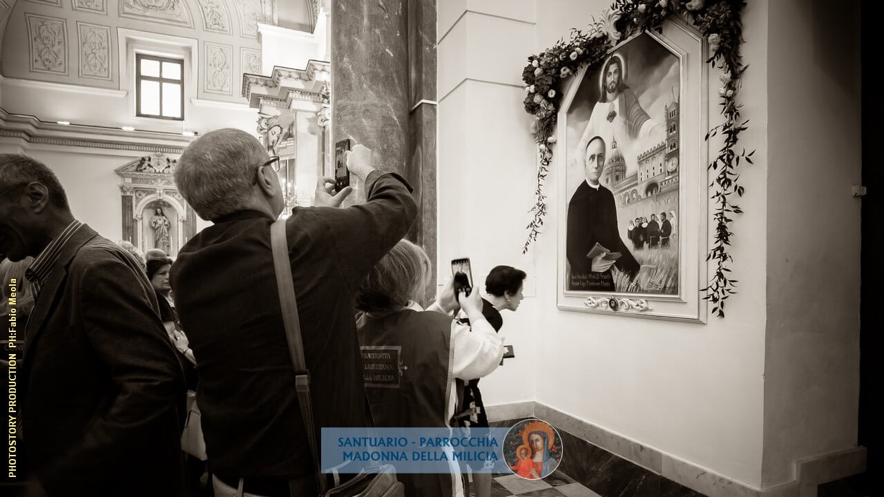 Inaugurazione quadro Sant'Annibale Maria di Francia e sua reliquia